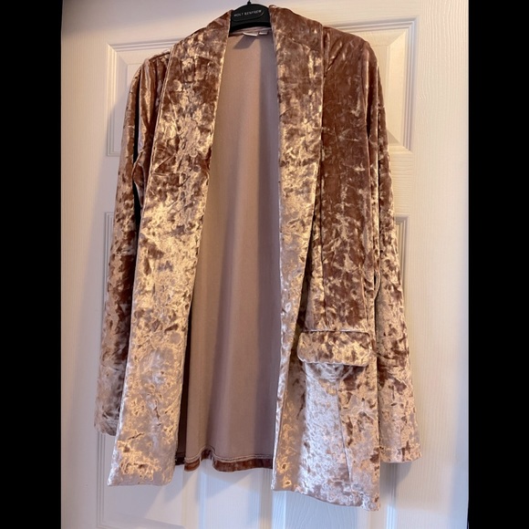 Tops - Velvet Rose Gold Kimono